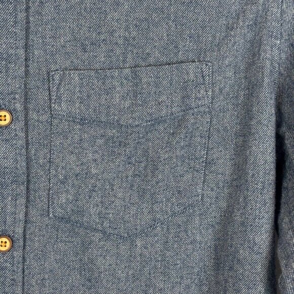 Ben Sherman The Original Mens Chambray Button Down Casual Shirt SZ Small Flannel - Picture 3 of 16
